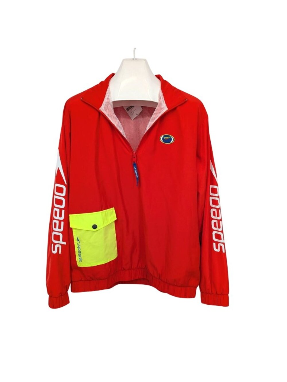 Speedo‎ Forever 21 Windbreaker 1/4 Zip Jacket Gorpcore Streetwear Pullover Large